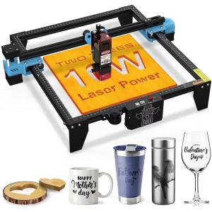 Router CNC per incisore laser TwoTree TTS10 Pro/TTS-55Pro 40W/80W Macchina da taglio per incisione laser su metallo con controllo offline Wifi