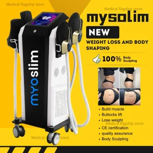 Macchina per Scolpire il Corpo MYOslim 15Tesla 6500w 200HZ RF, Brucia Grassi, Stimolazione Muscolare, Modellamento Elettromagnetico