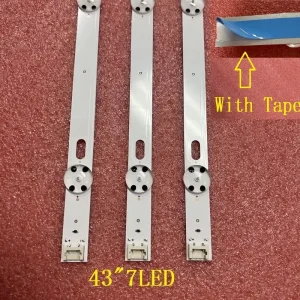 Striscia di retroilluminazione a LED per TV 43UJ631V 43uk6090 43UK6200 43UK6300PLB 43UJ6050 43UJ6300 43LJ614V 43LJ5500 43LJ510V 43LJ541V 43LJ594V