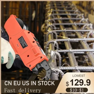 Rilegatrice automatica a livello di tondo per cemento armato, filo Cordless, batteria al litio, 12V, 3000mAh