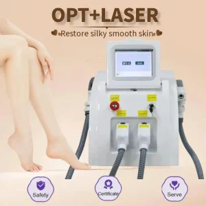 Attrezzatura di bellezza professionale multifunzionale 2in1 IPL OPT Depilazione ND Yag Rimozione del tatuaggio laser Pico seconda macchina