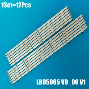 Striscia di retroilluminazione a LED PER LB65065 V0_00 LB65065 V1 65PUS6554 E4SW6518 E4ST6519 TPT650J1-QUBF90.K 3B 678000001 E 210BZ05DLB33MBL01L