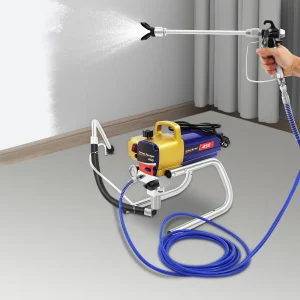 Spruzzatore di vernice airless 1500W 3300PSI Macchina a spruzzo di vernice murale ad alta pressione 2.2L/min Pistola a spruzzo Spruzzatore airless elettrico 220V