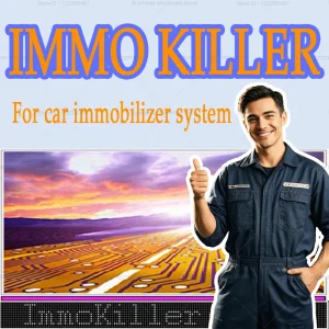 IMMO Software riparazione sistema immobilizzatore di veicoli di automobili ECU per rimuovere l’immobilizzatore Immo Killer V1.1 2025 immo off Link USB