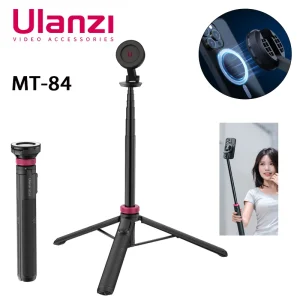 Ulanzi MT-84 portatile Bluetooth Selfie Stick Smartphone treppiede a sgancio rapido con Controller Bluetooth Wireless per iPhone 15 14