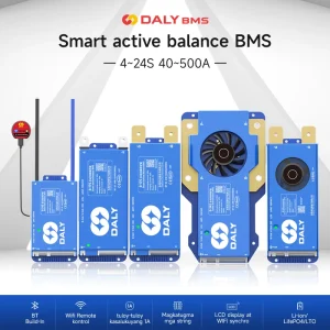 DALY 100 BMS Bilanciatore attivo intelligente BMS 40A 60A 100A 150A 200A 500A 4S 8S 16S 17S 20S 24S BT 12V 48V Li-ion lifepo4