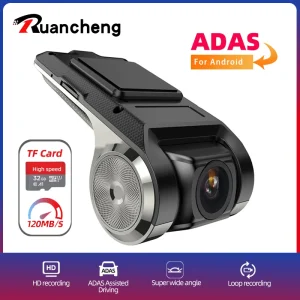 AA ADAS DVR Dash Camera Car DVR ADAS Dash cam / Registratore per auto Android Dash Cam Registratore automatico