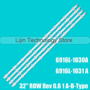 Striscia di retroilluminazione a LED per 32LS3400-UA LC320DXN LED32A2000V LE32M320 LC320DXN-SEU3 LED32A2000i 6916L-1030A 6916L-1031A