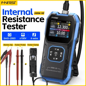 FNIRSI HRM-10 18650 Tester di resistenza interna di tensione della batteria Tester di batteria al litio litio lron fosfato ad alta precisione