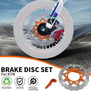 Moto 320 MILLIMETRI Galleggiante Disco Freno Rotore Adattatore Staffa Per KTM SX EXC SXS XCW EXCR XCF LC4 125 200 250 300 350 400 450 640