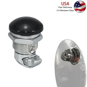 Moto Nero Pulsante Porta Del Carburante Fermo Accessori Per Harley Davidson Touring Street Glide 1992-2025 2023 2021 2019 2017