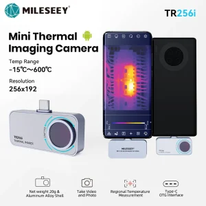 Termocamera MILESEEY TR256i 256×192 per Android/iPhone, Strumento di Riparazione per Circuiti PCB