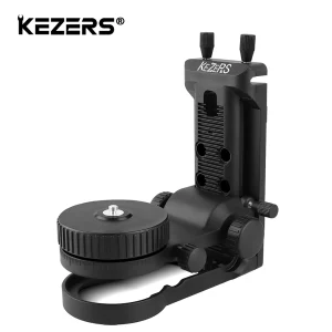 KEZERS staffa magnetica regolabile a 360 ° staffa Laser a L con filettatura esterna 1/4 -20 staffa di rivestimento adattatore filettatura 5/8-11