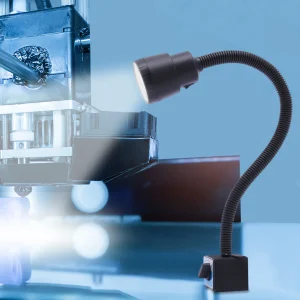 Luce per macchine utensili a LED Tubo flessibile a braccio lungo da 5 W Luci da lavoro per officina Lampada industriale super luminosa con base magnetica