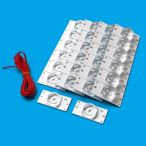 Perline lampada SMD 3V 6V con filtro per lente ottica per riparazione TV LED da 32-75 pollici con cavo da 2M Accessori per strisce di retroilluminazione a LED