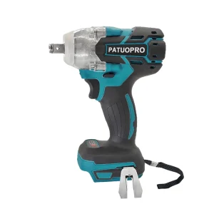 Chiave a percussione elettrica a coppia PATUOPRO 500N.m chiave elettrica senza spazzole a 2 velocità da 1/2 pollici per batteria Makita 18V (senza batteria)