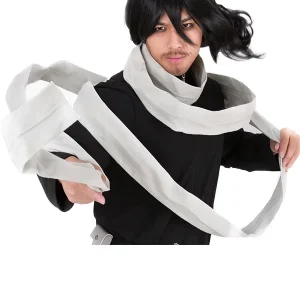 Sciarpa Cosplay Unisex Grigia Miccostumes con Filo Interno per Modellare