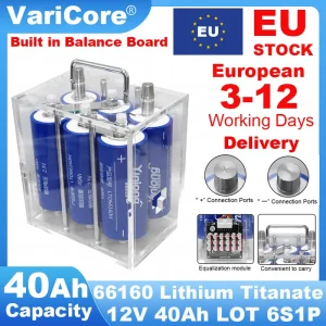 Pacco batteria al litio titanato 12V 40Ah Yinlong LTO 6616010 C Batteria ricaricabile per audio per auto BMS integrata ad alta potenza senza impuestos