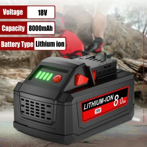 Per Milwaukee M18 Batteria M18B6 18V XC 8000mAh Batteria agli ioni di litio 48-11-1860 2604-22 2604-20 Batteria ricaricabile