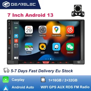 Autoradio CarPlay Android 13 Auto 7 pollici 2 DIn CarScreen RDS WIFI GPS per Volkswagen Nissan Hyundai Toyota Car Multimedia Player