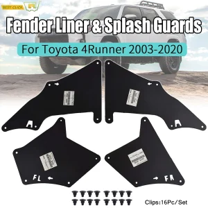 Paraspruzzi Paraspruzzi Per Toyota 4Runner 2003-2020 Paraspruzzi Parafanghi Fodere Grembiule Guarnizione 53735-35150 53736-35150