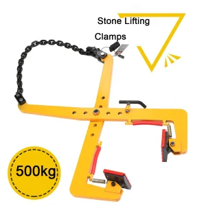 280/500 kg Piastra Gru Morsetto Trave di Pietra Curbstone Pinze Marciapiede Offset Pinze Curbstone Trave Sollevatore