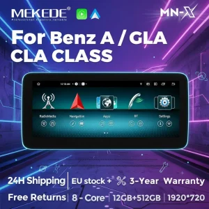 EU Duty Free Shop Android Schermo Autoradio Multimediale Host per Mercedes Benz Classe A W176/GLA X156/CLA C117 Con DSP Wireless Carplay