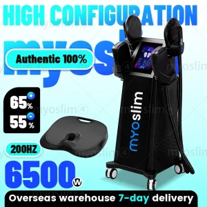 Nuovo Sculpt NEO Nova Power 6500W Hi-emt Rimozione del grasso Contorno del corpo Stimolazione muscolare Ems Macchina per scolpire il corpo