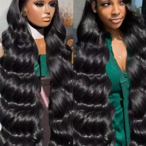 HD Trasparente 13×4 13×6 Onda Del Corpo Parrucca Anteriore Del Merletto Pre Pizzicato 360 Parrucca Frontale Del Merletto Parrucche Dei Capelli Umani Per Le Donne 5×5 parrucca di chiusura