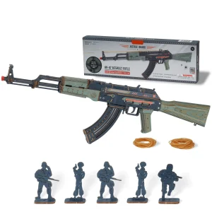 RoWood Puzzle 3D in Legno Tempo di Montaggio 6H, Kit Modello Giocattolo Pistola Elastico, Regali Compleanno/Natale/Creativi per Adulti e Adolescenti