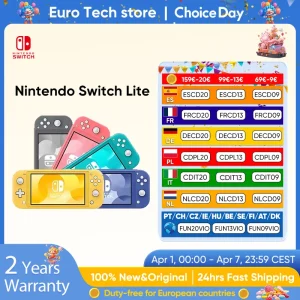 Console di gioco portatile Nintendo Switch Lite Controller Joy Con integrato leggero e portatile Opzione multipla di colori