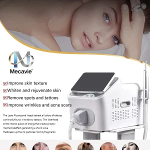 2025 NUOVA macchina professionale per la rimozione del tatuaggio laser a picosecondi da 4000 W Nd Yag 1064 532 1320 Picosecond al neodimio Q Switch sopracciglio