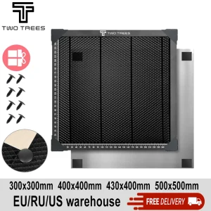 TWO TREES Tabella di taglio del laser dell’incisore del laser di CNC Tabella di lavoro del nido d’ape per la tagliatrice del CO2 TS2 TTS-55 parti dell’attrezzatura del laser