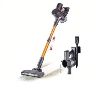 Aspirapolvere portatile senza fili, 26000PA 40 minuti, regolazione a 2 velocità, aspirapolvere leggero per peli di animali domestici/tappeti/pavimenti duri