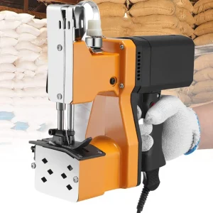 GK9-520 Macchina da cucire elettrica Imballaggio automatico portatile Sigillatura Overlock per borsa tessuta per l’industria tessile agricola 190W