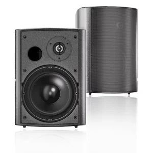 Herdio 6.5 “400W 2PCS Altoparlanti Bluetooth per interni ed esterni Altoparlanti per montaggio a parete Impermeabile Resistente agli agenti atmosferici per Patio Garage Casa