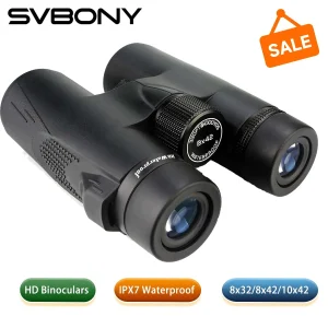 Telescopio binocolo SVBONY SV47, telescopio antiappannamento impermeabile 8×32/8×42/10×42, binocolo FMC BAK4 per Birdwatching
