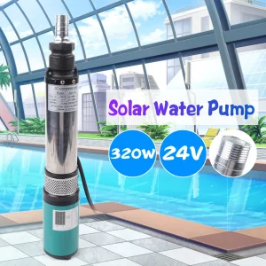 Pompa acqua sommergibile per pozzi profondi con pompa agricola elettrica da 320 W 24 V