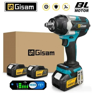 Gami 1800N.M Torque Brushless Elettrico Avvitatore a percussione 1/2 pollici Cacciavite Cordless Chiave Strumento di Potere Per Makita 18V Batteria pin
