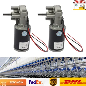 Motoriduttore CC compatto e leggero da 60 W 220 giri/min, motoriduttore elettrico per imballaggi, stampa, tessuti, tintura, macchine chimiche