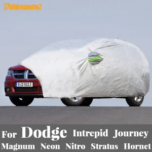 Copertura per auto Auto Outdoor Anti-UV Parasole Neve Copertura di protezione dalla pioggia per Dodge Intrepid Journey Magnum Neon Nitro Stratus Hornet