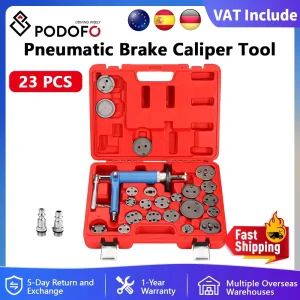 23 pezzi pinza freno pneumatica strumento disco aria pinza rotta pistone pad compressore kit di strumenti Winback servizio scambiatore troppo