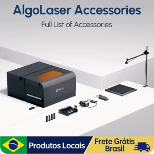 Accessorio AlgoLaser Incisore laser Rullo rotante Pompa ad aria Piedi sollevatori Copertura di protezione fotocamera Lightburn Parte della piattaforma a nido d’ape