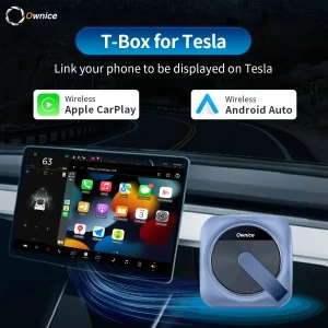 Ownice Wireless CarPlay Android Auto Per Tesla Modello 3 Modello X Y Modello S Auto Connect Siri Assistente Vocale 5G BT Spotify Waze