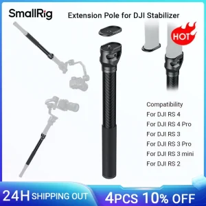 Polo di prolunga SmallRig per stabilizzatore DJI, per DJI RS 4/RS 4 Pro /RS 3/RS 3 Pro /RS 3 mini /RS 4 Mini Capacità di carico di 6 kg 4378