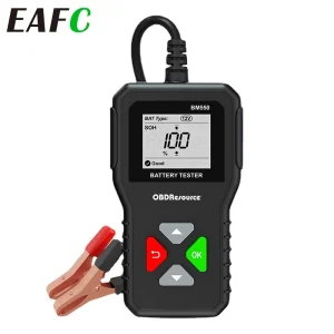 100-2000 CCA Tester batteria per auto nero BM550 Strumento batteria per auto 6V 12V 24V Sistema batteria Rileva analizzatore batteria automatico