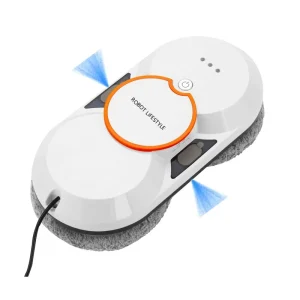 Robot elettrico lavavetri Spruzzatore intelligente Due serbatoi d’acqua Uso domestico esterno Apparecchio per la pulizia dei vetri per una pulizia efficiente