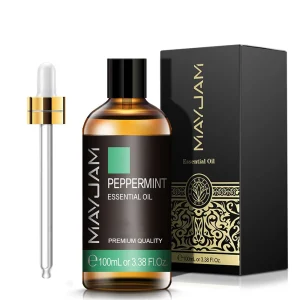 MAYJAM Diffusore di oli essenziali da 100 ml Oli essenziali di menta piperita, lavanda e citronella per bagno, umidificatore, SPA, cura della pelle, purificazione dell’aria