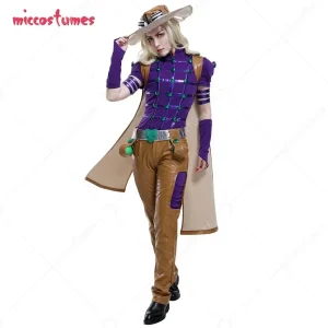 Miccostumes 24 ore di spedizione Costume cosplay Set completo con cappello e mantello per costume cosplay di Halloween