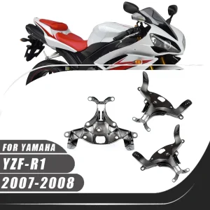 Moto Faro Anteriore Staffa Fari Carena Superiore Soggiorno Staffa Per 2007-2008 Yamaha YZF-R1 YZF R1 2007 2008